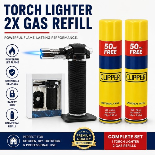 Jet flame torch lighter - torch,