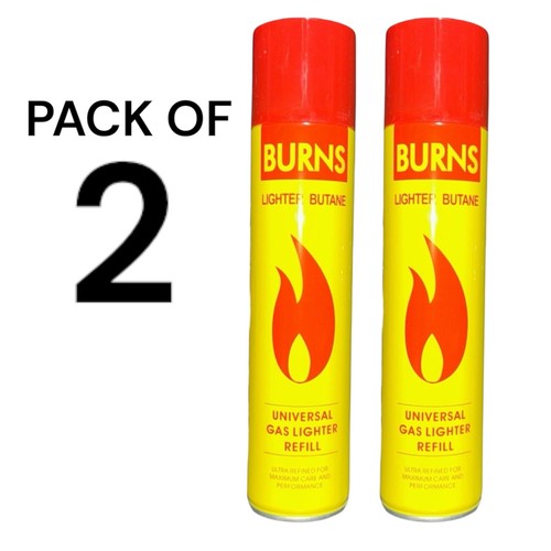 2pc burns butane gas universal - 2pc,