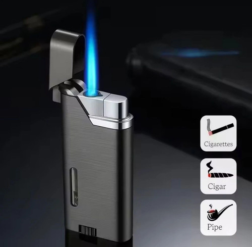 Straight blue jet gas - blue,