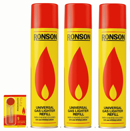 Ronson butane gas refill 300ml - gas,