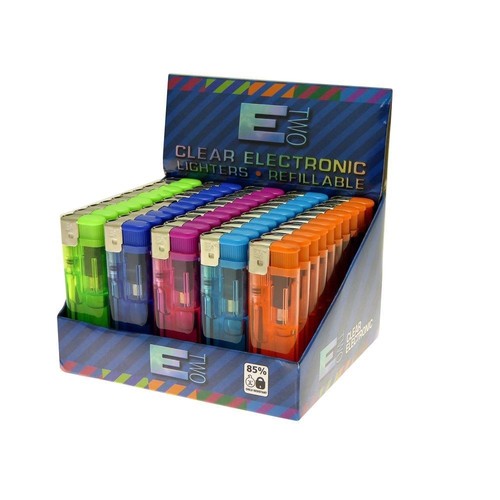 Clear electronic lighters - 5|10,