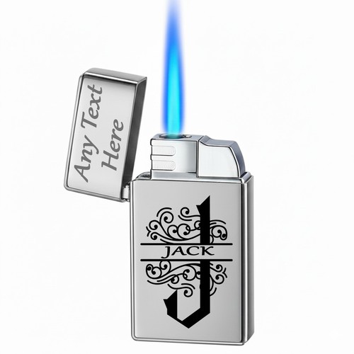 Personalised engraved flame - personalised,